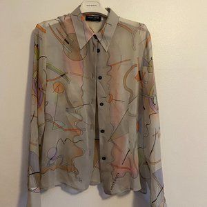 Vintage LUCA LUCA by Luca Orlandi SIlk Blouse